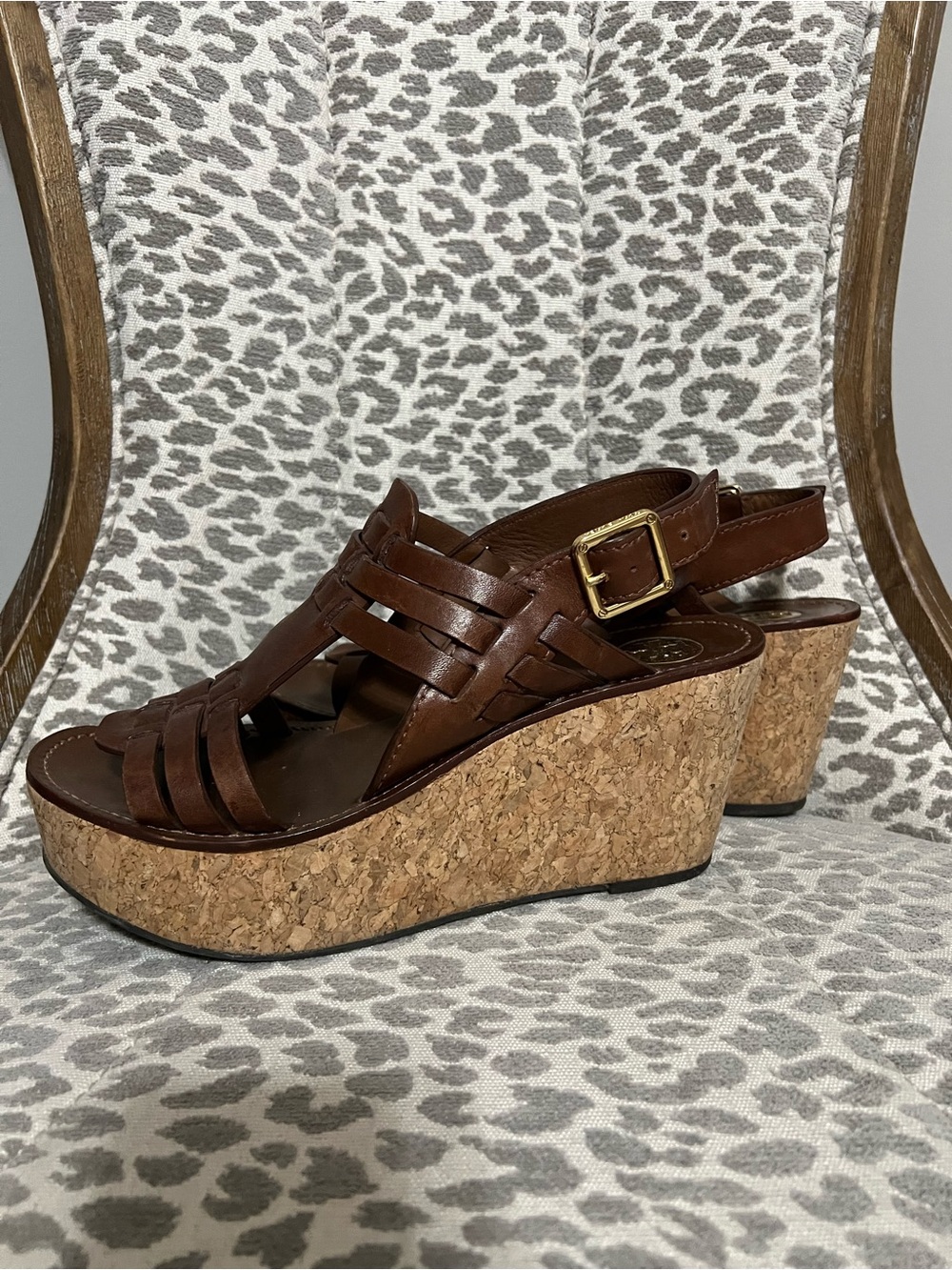 Tory Burch Wedge Sandals - Picture 2 of 4